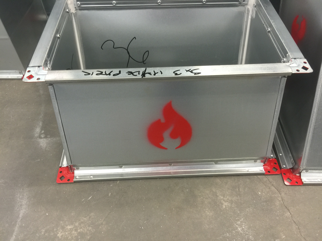 fire rated ductwork section